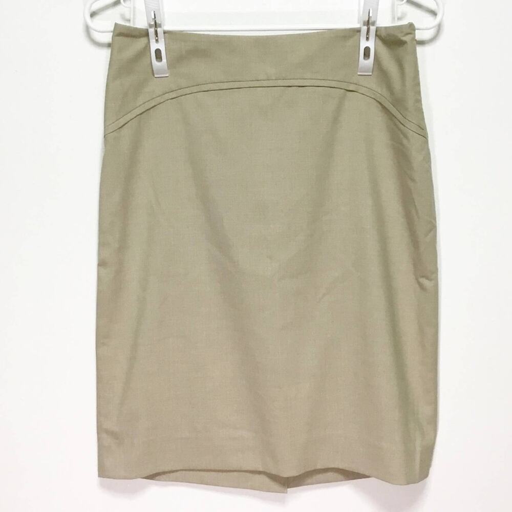 The Limited Tan Midi Skirt